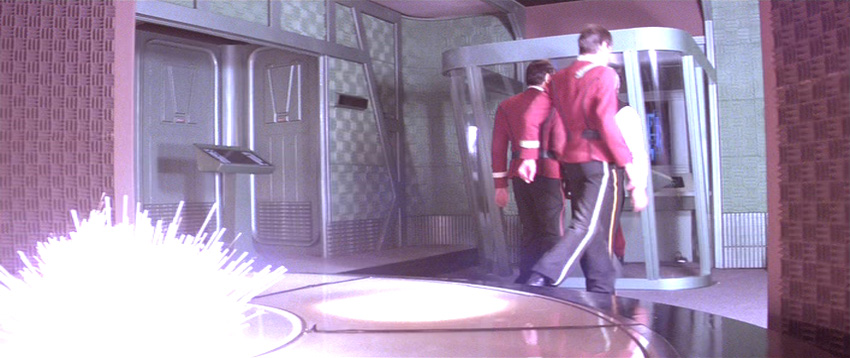 Transporter room in Star Trek V