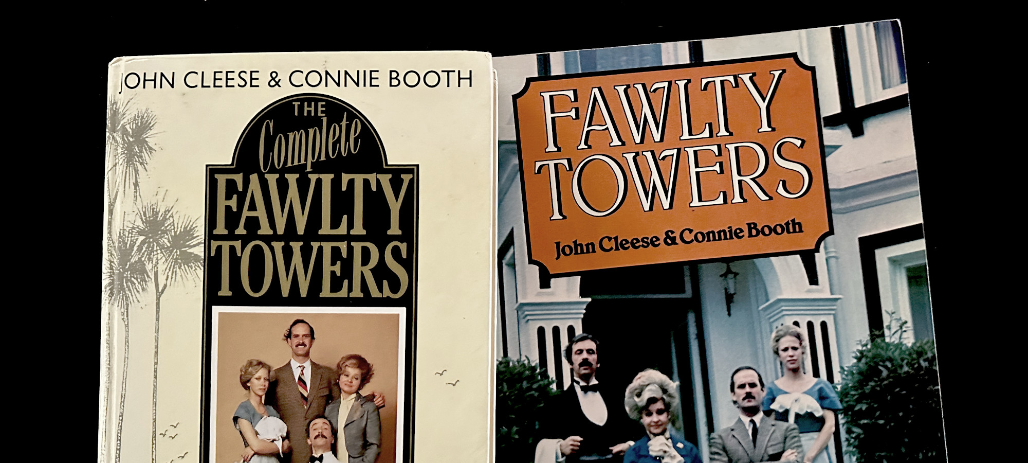 Two Fawlty Towers scriptbooks - all relevant information in the article