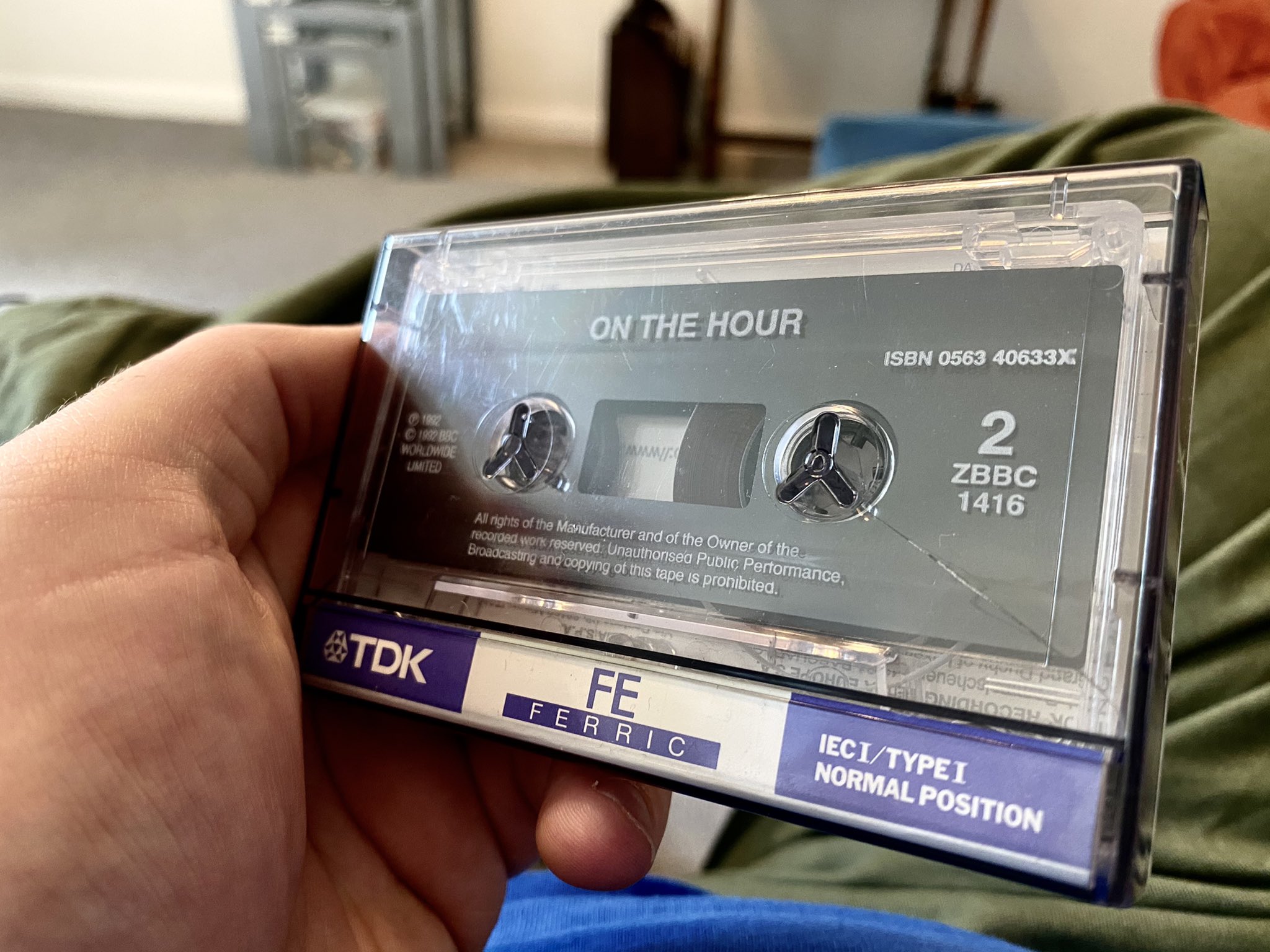 Cassette tape of On The Hour