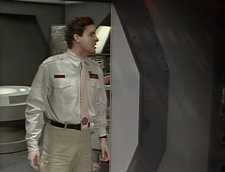 Rimmer with the Captain's Office not in the background
