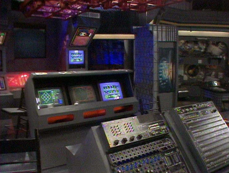 The Series 2 Drive Room next to the bunkroom set