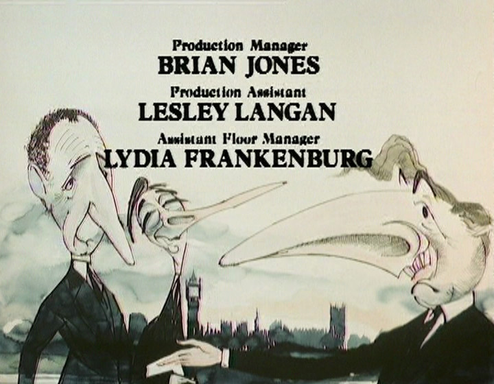 End credits caption: Production Manager, Brian Jones