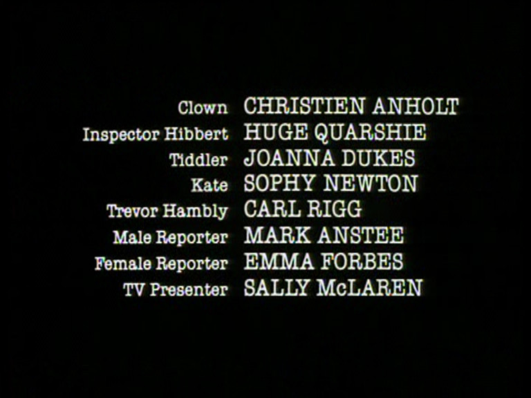 The Last Word Part One credit sequence, featuring Hugh Quarshie as Inspector Hibbert