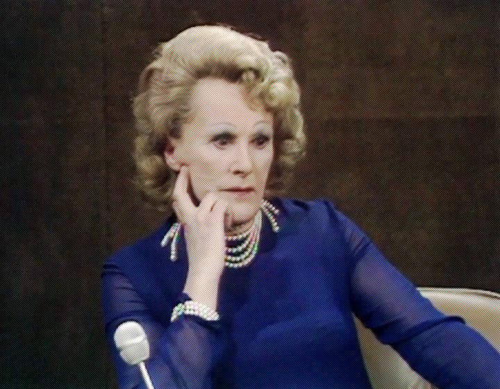 Fanny Cradock on Parkinson