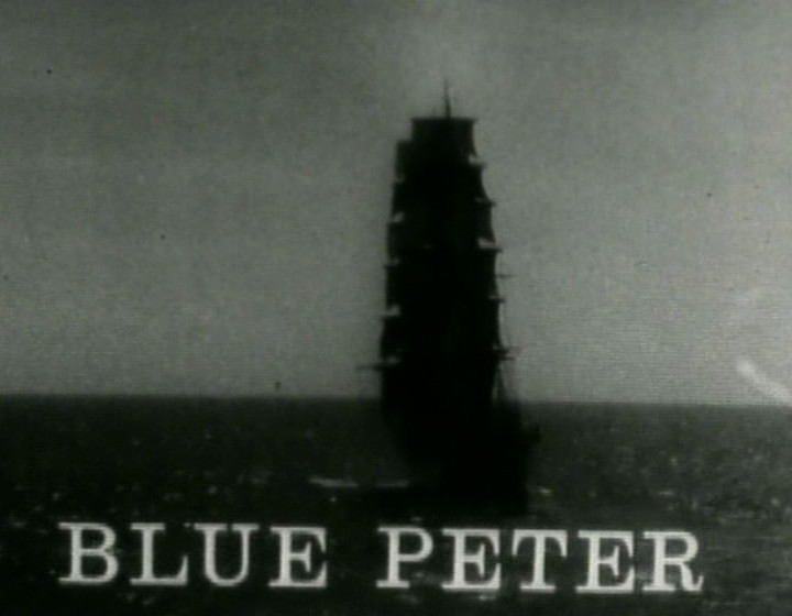 Blue Peter titles - with artefact on right