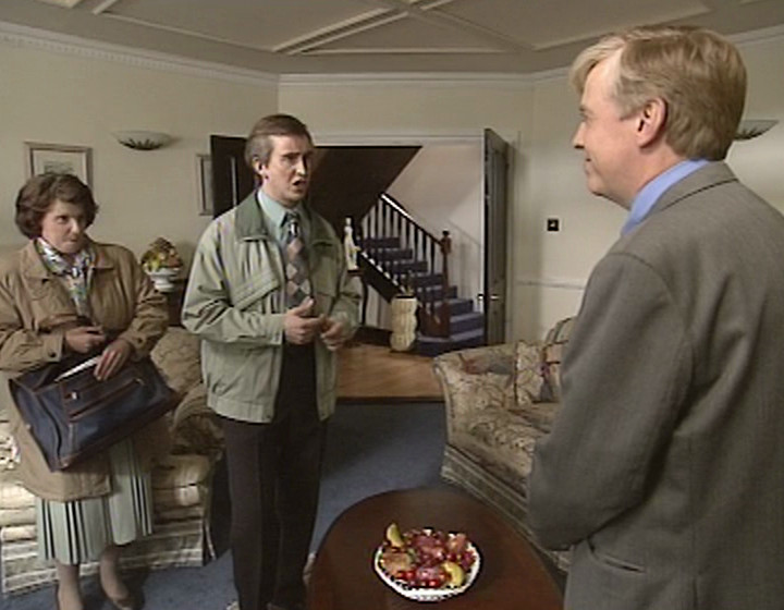 Partridge in a house, in the studio