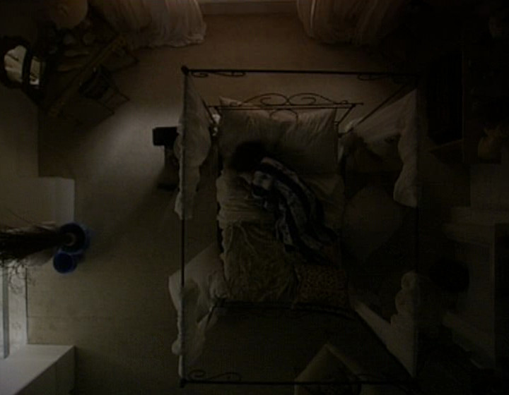 Opening bedroom scene, with no logo