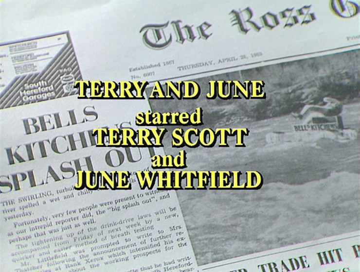 A close-up of a newspaper. The masthead reads: THE ROSS G... (the rest is not visible)
Headline: BELLS KITCHENS SPLASH OUT